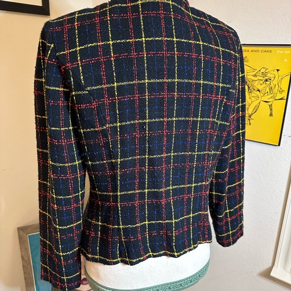 Y2K vintage Positive Attitude suit blazer skirt size 14 - Picture 2 of 10